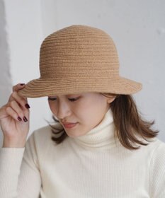 石田製帽 エコリウール混 丸ダウンクロッシェ