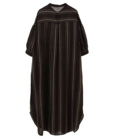 CRAFT STANDARD BOUTIQUE リネンレーヨンストライプワンピース