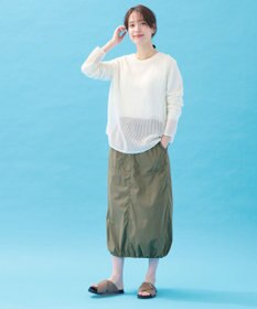 ANY 【アンチピリング】メッシュニットプルオーバー