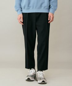 UNFILO MENS 【ストレッチ/イージーケア】WOOL TOUCH 機能美パンツ ワイド