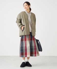 SHARE PARK LADIES 【UNISEX】キルティング蓄熱中綿 Ｖカーディガン（Mサイズ）