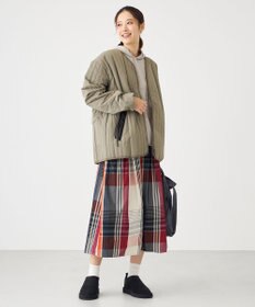 SHARE PARK LADIES 【UNISEX】キルティング蓄熱中綿 Ｖカーディガン（Mサイズ）