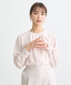 earth music&ecology バイカラータックブラウス