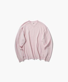 ATON LINEN WOOL BRUSHED | Vネックセーター - UNISEX