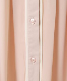 earth music&ecology バイカラータックブラウス