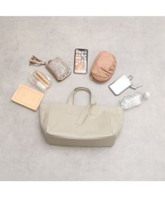 UNBILLION カシュカシュ cachecache / メッシュエンボス横長ショッパートート