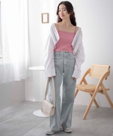 WEGO 【カップ付き】なちゅ盛れカップインショートキャミ