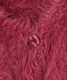 Feroux 【洗える】シャギーショート カーディガン