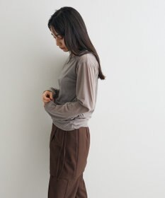 CRAFT STANDARD BOUTIQUE シアーベロアサイドギャザープルオーバー