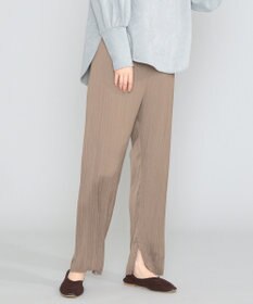 SHARE PARK LADIES 【洗える】アンティークサテンプリーツパンツ