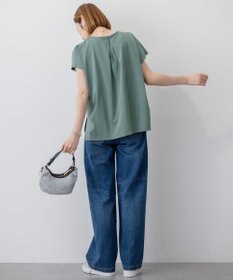 23区 【接触冷感】23区DENIM サマー ストレート ワイド パンツ