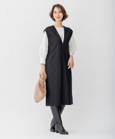 自由区 フェイクファーワンハンドル バッグ