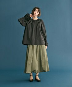 #Newans 【洗濯機可】フルギャザーブラウス