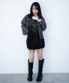 WEGO ドロストデザインキャミワンピース