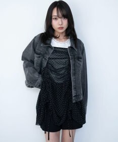 WEGO ドロストデザインキャミワンピース