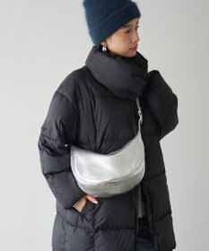 russet ソフトレザーラウンドショルダーバッグ【シルバー】(CE-1470-WEB)