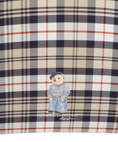 MOONBAT 【雨傘】POLO RALPH LAUREN（ポロ ラルフローレン）チェック ポロベア ワンポイント 長傘