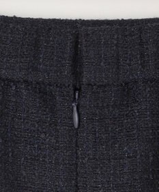 組曲 【KUMIKYOKU NAVY】ラメループモールツイード フレアスカート