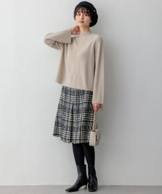 23区 【洗える】ラメウール ハイネック ニット