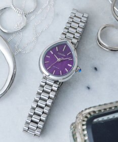 CITIZEN 【電池交換不要】ドロップ形状のジュエリーライクウオッチ EM1200-55X シルバー