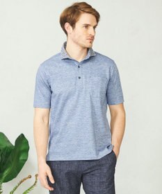 JOSEPH ABBOUD 【吸水速乾】リネンハニカム ポロシャツ