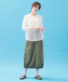 ANY 【アンチピリング】メッシュニットプルオーバー