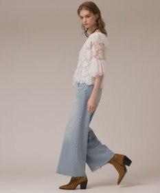 GRACE CONTINENTAL バギーデニムパンツ