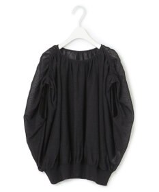 ICB L 【洗える】アセテートペーパーハイゲージ プルオーバーニット