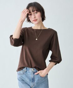 ANY L 【WEB限定】シルケットスムースツイストスリーブカットソー