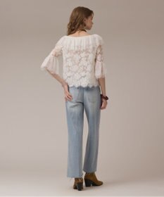 GRACE CONTINENTAL バギーデニムパンツ