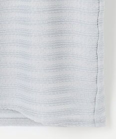 組曲 L 【WEB限定】ボーダージャガード タック袖ブラウス