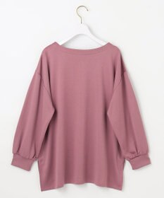 ANY SIS 【洗える】ミニ裏毛エンボスロゴ カットソー