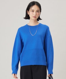 洗える】コットンポリミドルゲージ ニット / 自由区 | ファッション