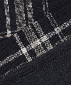 J.PRESS LADIES シアーストライプチェック カットソー