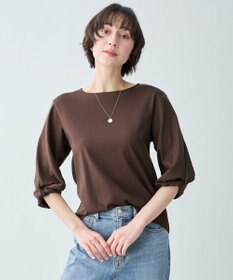 ANY L 【WEB限定】シルケットスムースツイストスリーブカットソー