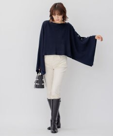 23区 【洗える】23区DENIM ベルベットストレッチ スキニーパンツ