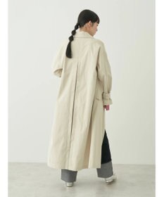 earth music&ecology 着流しロングトレンチ