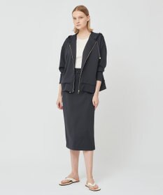 BEIGE， WALNUT / Iラインスカート