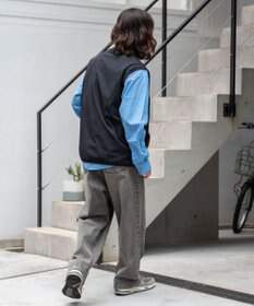 WEGO スケーターズ　タックワイドデニムパンツ