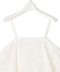 23区 【先行予約】ラッセルオーナメントレース キャミソール ブラウス