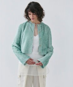 BEIGE， 【GISELe 4月号掲載】KOCHIA / ファージャカードクルーネックブラウス