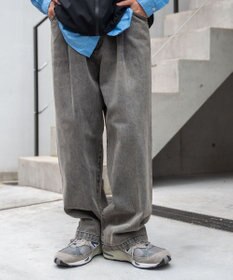 WEGO スケーターズ　タックワイドデニムパンツ