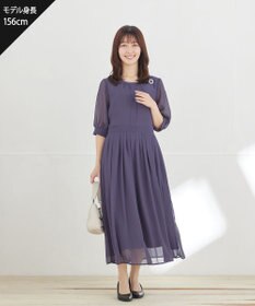 Tiaclasse L 【新色追加】シフォンワンピース