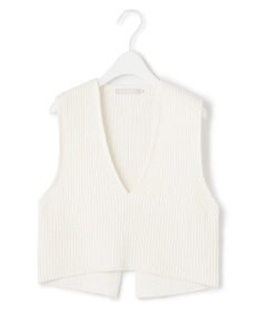 ICB 【洗える】 コットンテープリブベスト