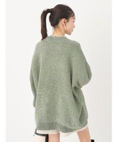 earth music&ecology シャイニーベロアモールチュニック