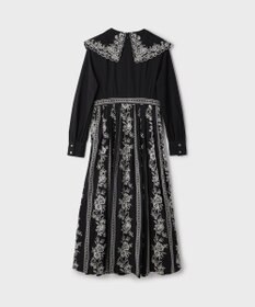 GRACE CONTINENTAL パターン刺繍ワンピース