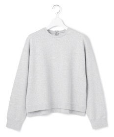 23区 S 【洗える】クリアコットンテリー ストライプフリル スウェット