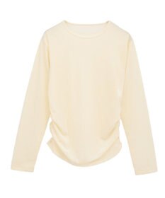 CRAFT STANDARD BOUTIQUE シアーベロアサイドギャザープルオーバー