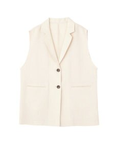 Green Parks メッシュフレンチスリーブジレ