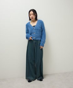 Green Parks ・Ｐｅｔｉｔ　Ｆｌｅｕｒ　シャギーニットカーディガン